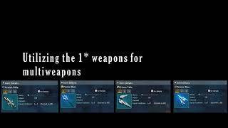 [PSO2 NGS] Budget Multiweapons, Off-Class Weapons. Quick Guide. CHEAP. New Player Friendly