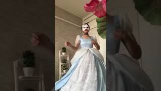 I made Cinderella’s Ballgown Dress! | #shorts #cinderella #cosplay