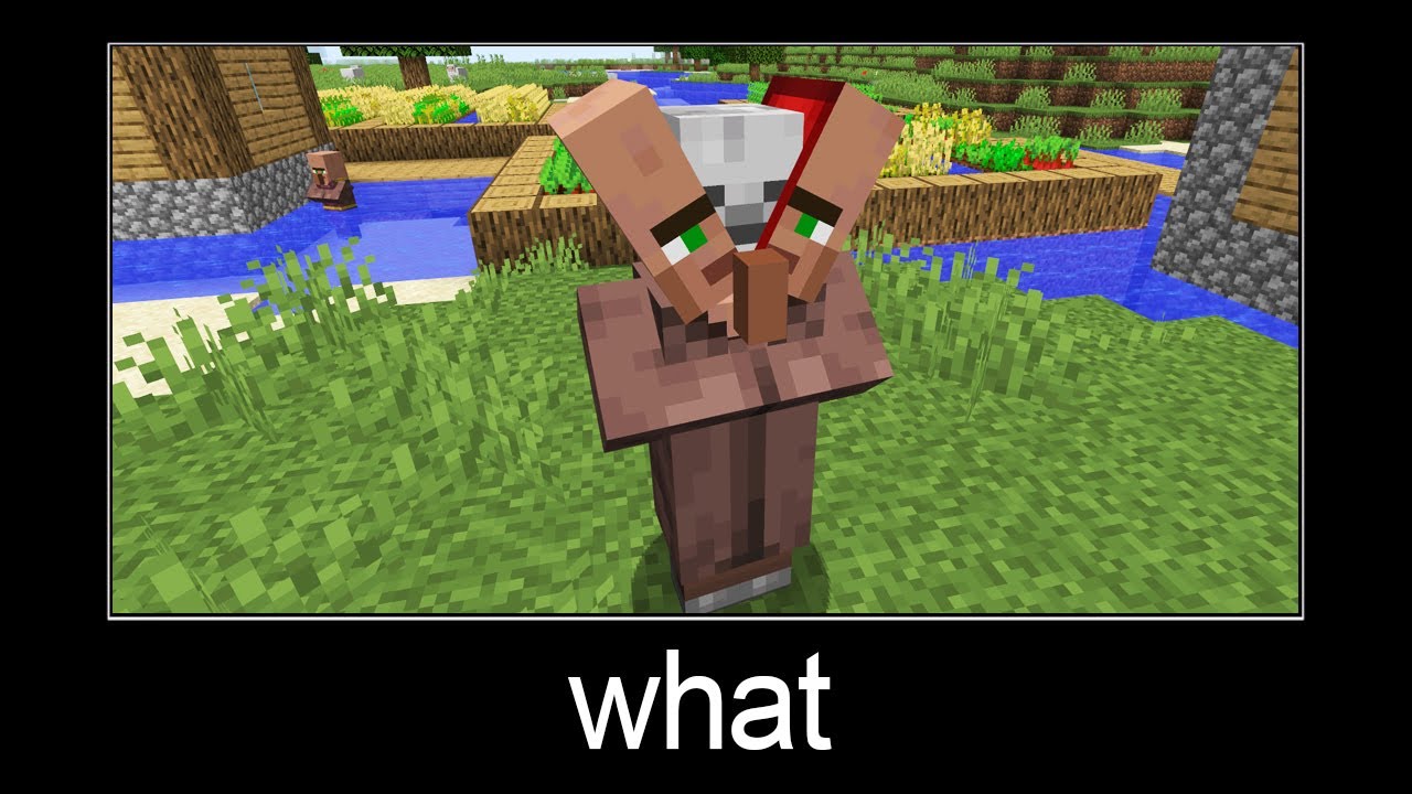 minecraft villager meme