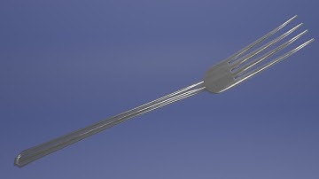 3D Modeling a Fork in Blender