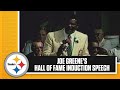 Joe Greene's Pro Football Hall of Fame Induction Speech from 1987 | Pittsburgh Steelers