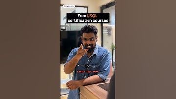 Free SQL certification courses #shorts