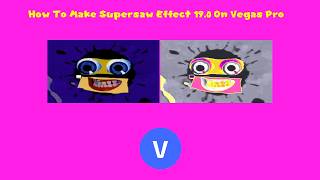 How To Make Supersaw Effect 19.0 On Vegas Pro