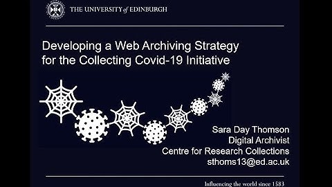 Developing a Web Archiving Strategy