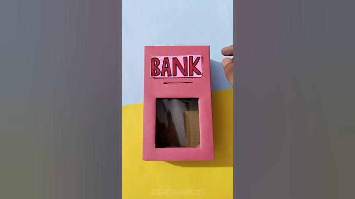 easy diy money bank 🏧 cardboard craft ideas ~ how to make piggy bank at home 🏡 #cardboardcraft #diy