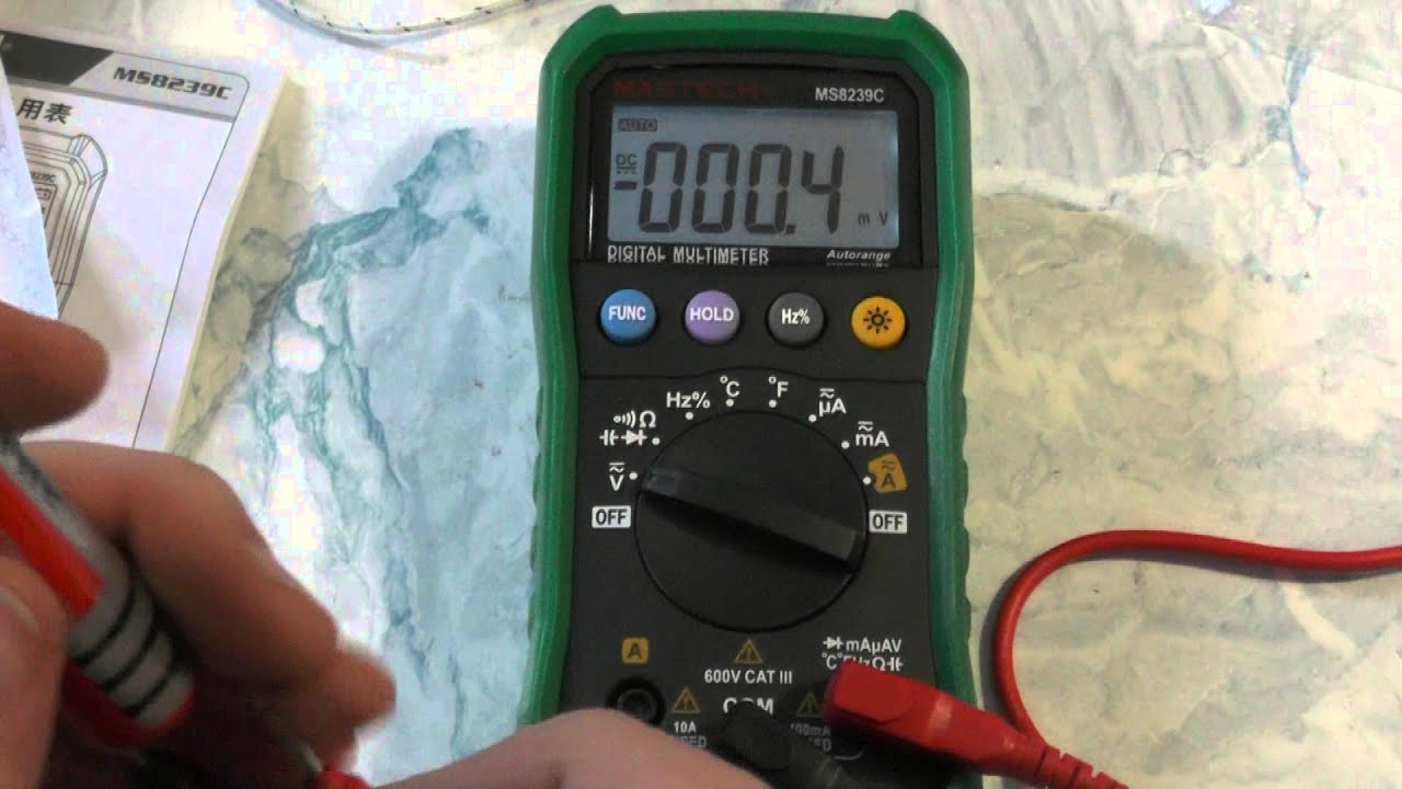 Из Китая посылка №127(часть2) Mastech мультиметр MS8239C. Как я тупил ...