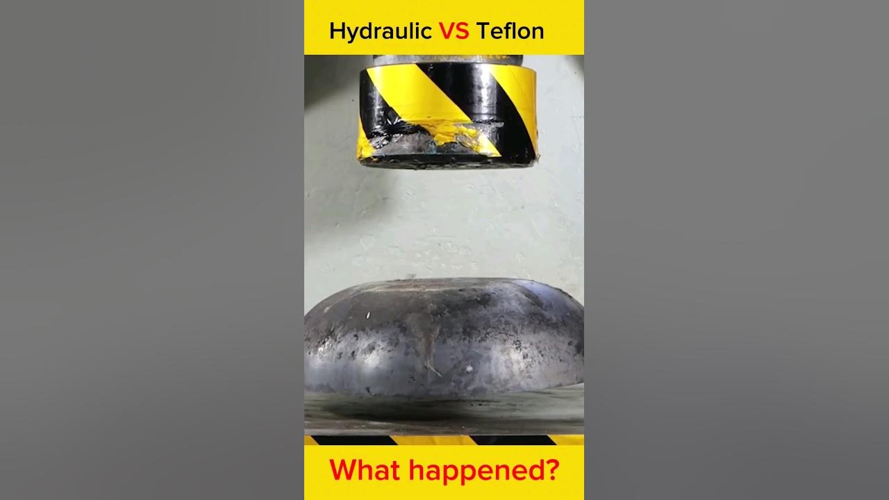 Can a Teflon survive a hydraulic 🙄🙄 shorts YouTube