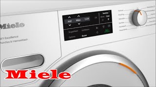 MIELE W1 TWINDOS WASHING MACHINE | ALL WASH CYCLE PROGRAMES EXPLAINED