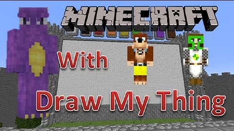 Minecraft PC Mini Games | Draw My Thing #2 | With L for Leeeeee x and WeeWeeGaming