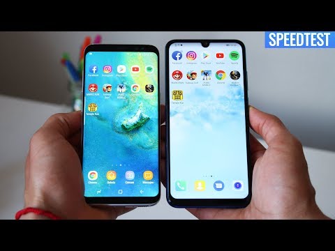 Speed Test Huawei P smart 2019 vs Samsung Galaxy S8