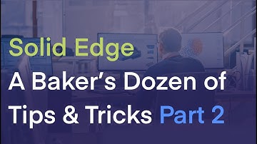 Solid Edge - A Baker