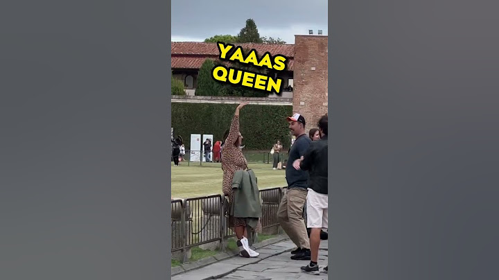 Giving People High Fives At The Leaning Tower Of Pisa
