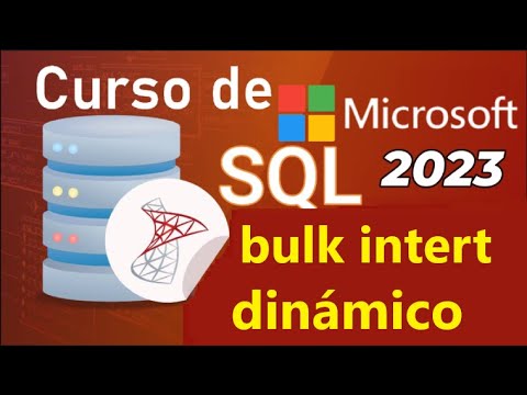 Curso de SQL Server 2021 desde cero | T-SQL, BULK INSERT (video 72)