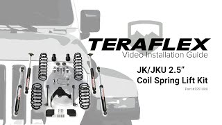 TeraFlex Install: JK 2.5' Spring Lift Kit