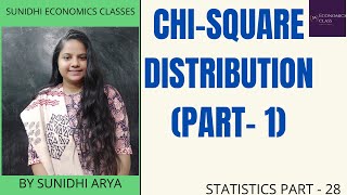 CHI - SQUARE DISTRIBUTION| SAMPLING DISTRIBUTION| STATISTICS AND ECONOMETRICS FOR NTA NET ECONOMICS|