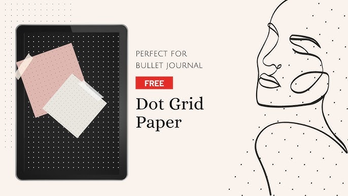 How to Make Dot Grid Paper for Bullet Journaling 