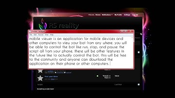 Mobile Viewer | RSReality RuneScape Bot Update Video (HD)