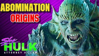 Abomination Origins - The Unfathomably Powerful Russian Gamma Mutate Who Broke The Hulk Many Times!