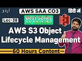 AWS S3 Object Lifecycle Management-Hindi/Urdu | S3 Demo | AWS S3 Tutorial | AWS Glacier