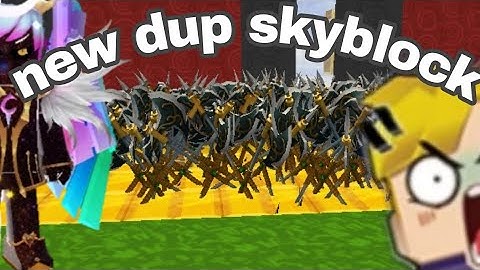 skyblock new dup 2.25.2 blockman go %100 dup