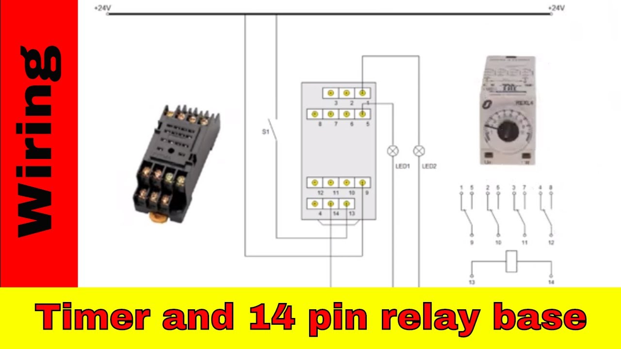 How To Wire The Timer Relay And 14 Pin Relay Base