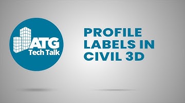 Profile Labels in Civil 3D