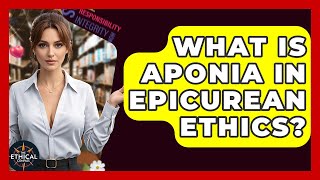 What Is Aponia In Epicurean Ethics? - The Ethical Comp