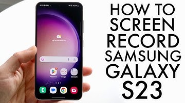 How To Screen Record On Samsung Galaxy S23!