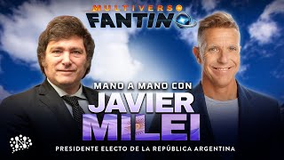 Javier Milei con Alejandro Fantino - Mano a Mano | Multiverso Fantino - 21/11