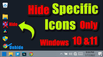 How to hide/show specific desktop icons