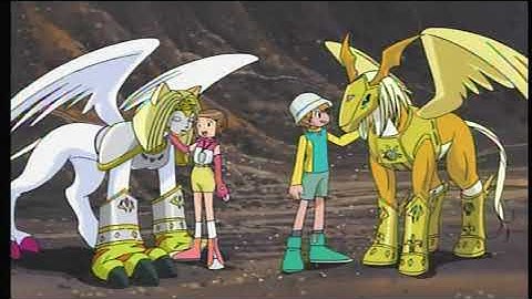 Digimon Season 2 ~ Patamon & Gatomon Armor Digivolve For The First Time
