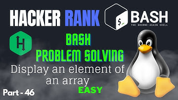 Display an element of an array | Hacker Rank Bash Problem solving #linux #opensource #bashscripting