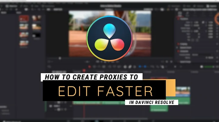 EDIT FASTER with Proxies | DaVinci Resolve & Blackmagic Proxy Generator Lite Tutorial