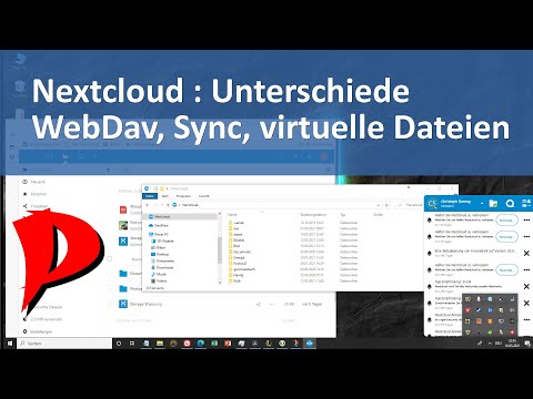 Nextcloud | Netzlaufwerk mit WebDav, Sync klassisch und Sync mit virtuellen Dateien | Unterschiede