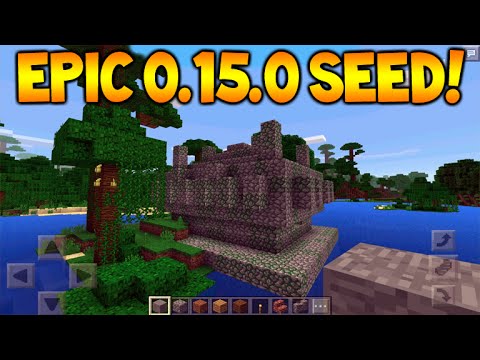 Jungle Temple Seed Minecraft Pocket Edition 0 15 0 Seed 6 Enchanted Books Temples Villages Youtube