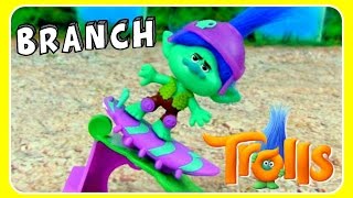 Trolls Branchs Skate N Skitter Playset Dreamworks Trolls Toys With Paw Patrol Jungle Pups & Trol