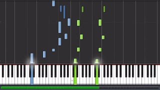 Video thumbnail of "One Piece Heart of Gold - Synthesia Tutorial (Olga Song)"