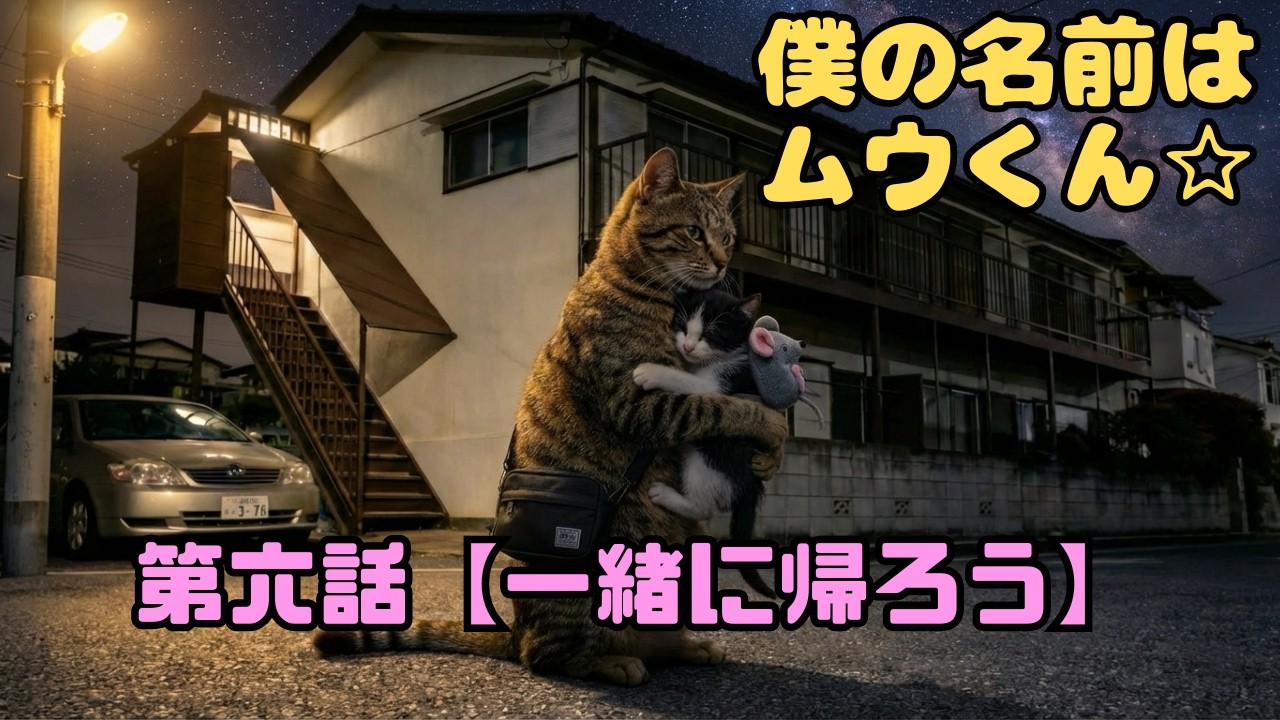 【僕の名前はムウくん】第六話“一緒に帰ろう” #cat #ai #猫 #aicat #ムウくん
