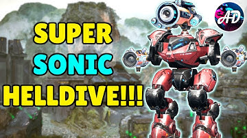 NEW SUPER SONIC HELLDIVE! MAX MERCURY DEVASTATOR SCATTER Gameplay | War Robots MK2 Gameplay WR