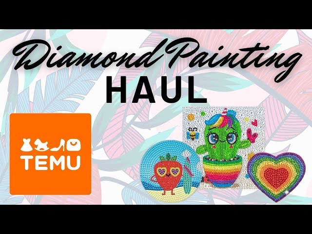 TEMU Diamond Painting Haul #temu #diamondpainting 