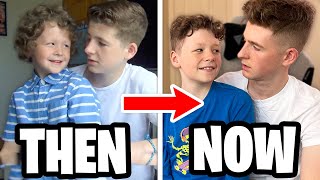 Recreating my OLD YouTube videos with LITTLE BROTHER! (10 YEARS AGO)