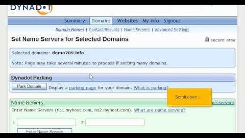 micfo | How to update your DNS at DynaDot.com