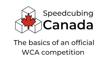 The basics of an official WCA competition