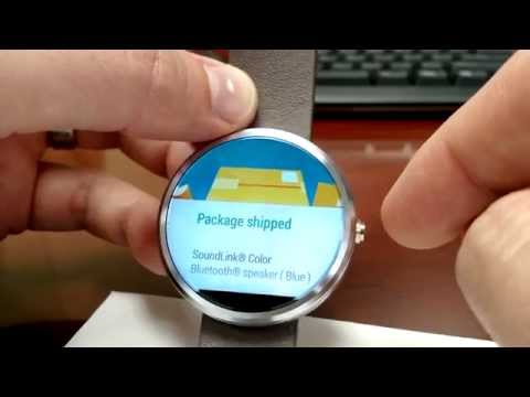REVIEW: moto 360 smartwatch notifications and google now cards