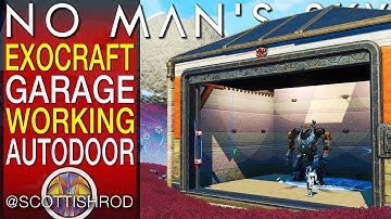 ExoCraft Garage - Functioning Auto Door - Power Large Items - No Man