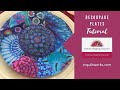 Watch Me Wednesday Episode 85 - Decoupage with Fabric Scraps