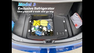 AntUncle-- Model 3 fridge is easily installed on the car.