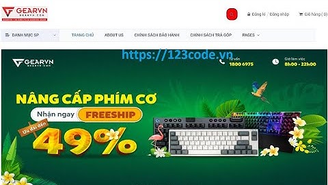 Code website bán máy tính html – css – javascript tải miễn phí