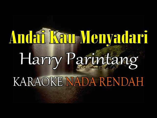 ANDAI KAU MENYADARI KARAOKE NADA RENDAH HARRY PARINTANG class=