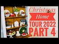 Christmas Home Tour 2022 Part 4🎄 Kitchen / Hot Chocolate Bar / Powder Room / Foyer